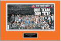 2026 Knicks Championship Celebration Plaque Front & Back Cover Wrap