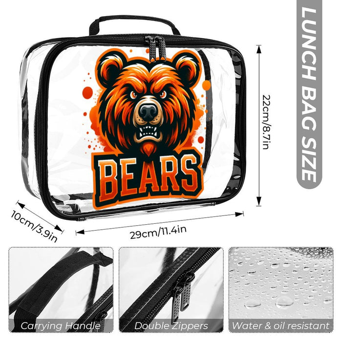 3-Piece Clear Backpack Set