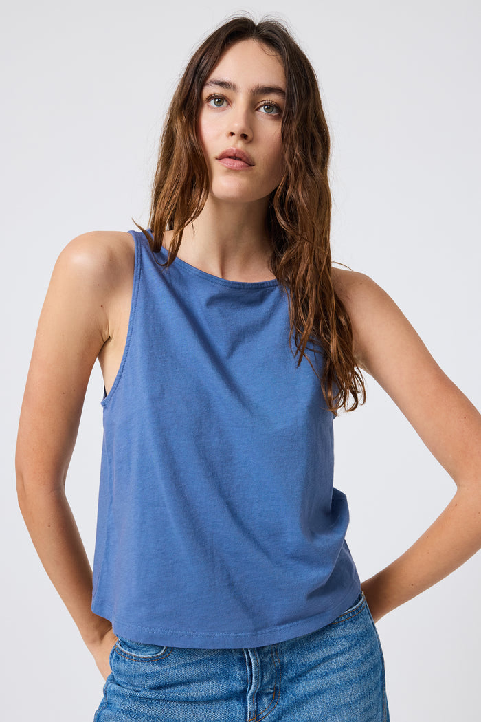 Ace Tank in French Blue