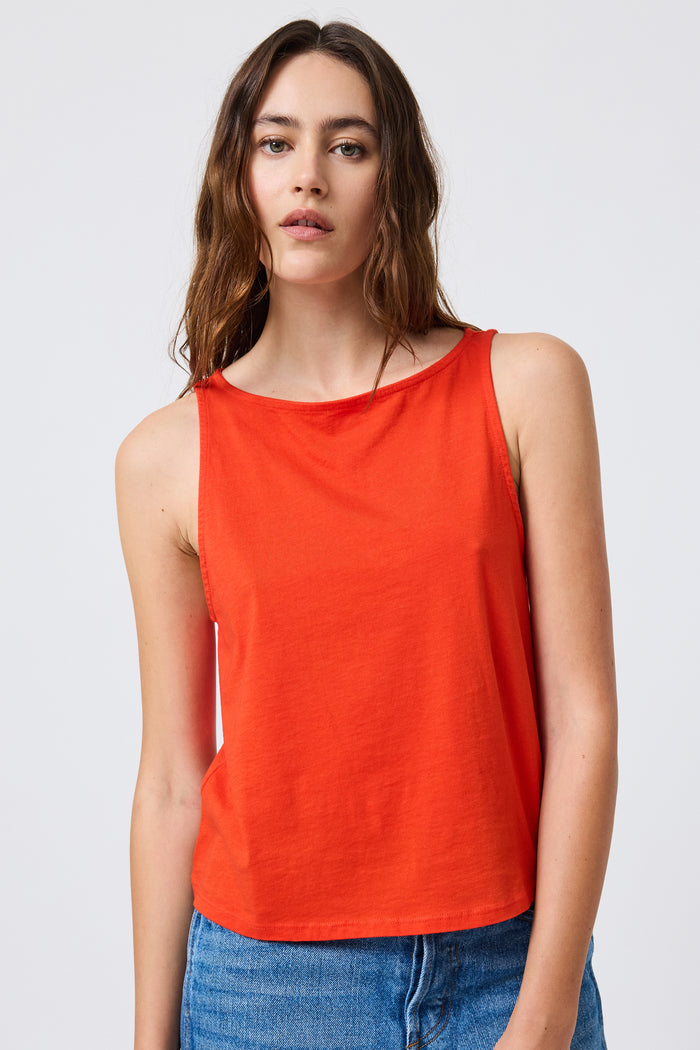 Ace Tank in Poppy