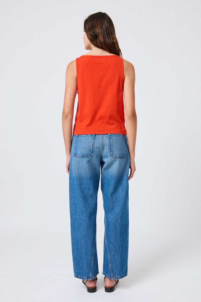Ace Tank in Poppy