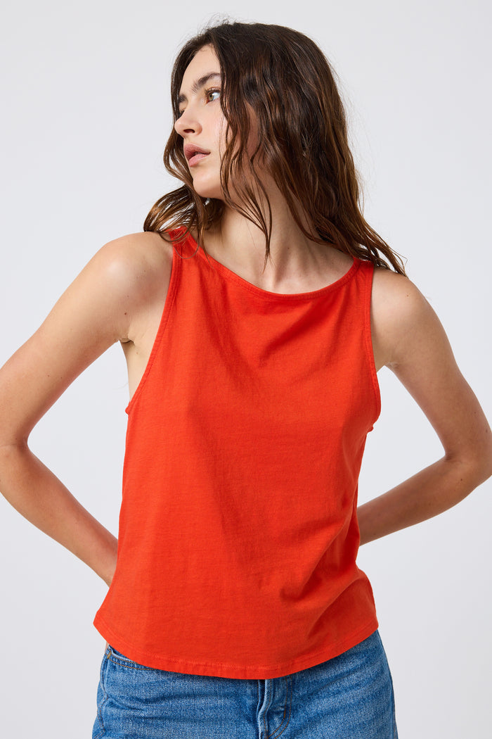 Ace Tank in Poppy