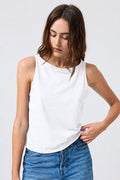 Ace Tank in White