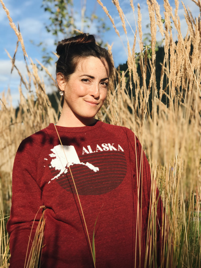 Alaska Map Sweatshirt - Unisex