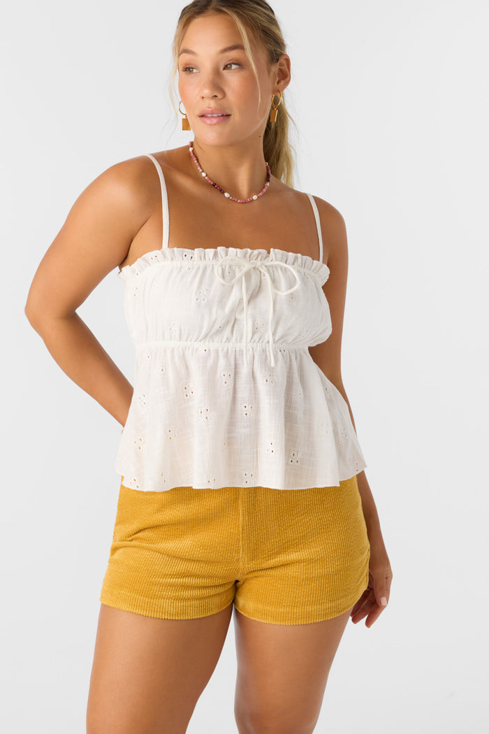 Alexia Sleeveless Top - White | O'Neill