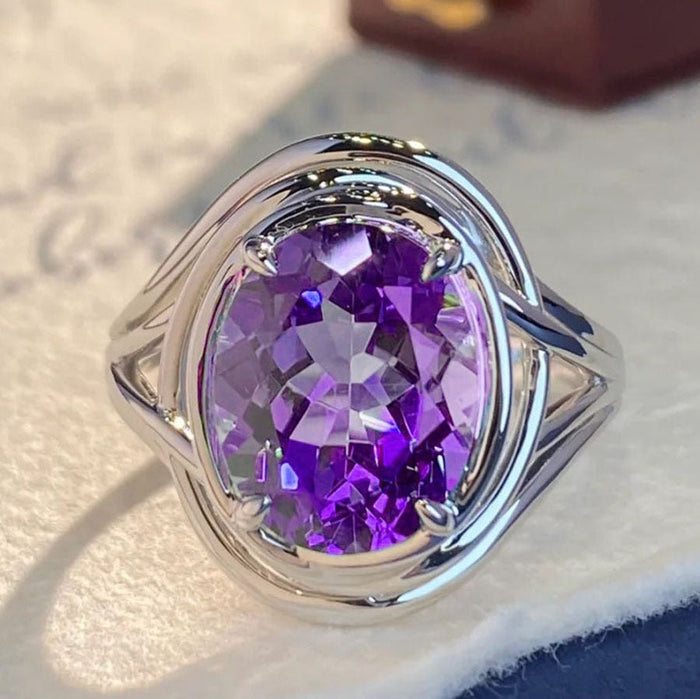 Amethyst Fashion Ring for Women - House of Beauty