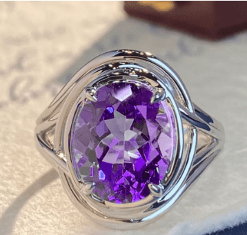 Amethyst Fashion Ring for Women - House of Beauty