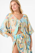 Anna Printed Reversible Cover-Up Top - Multi Clr | O'Neill