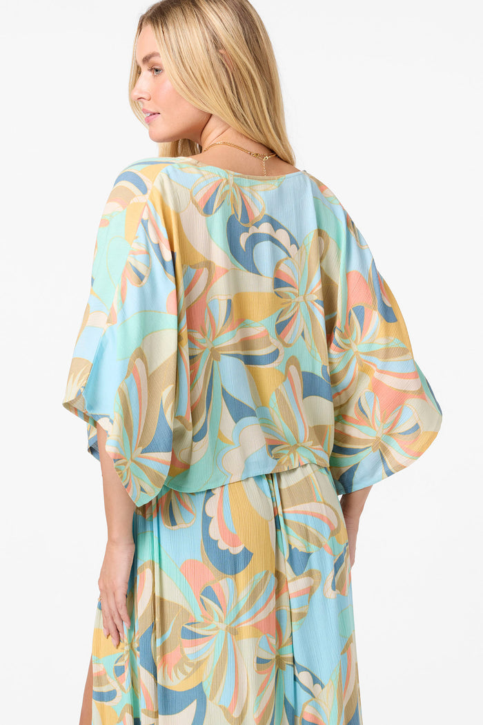 Anna Printed Reversible Cover-Up Top - Multi Clr | O'Neill