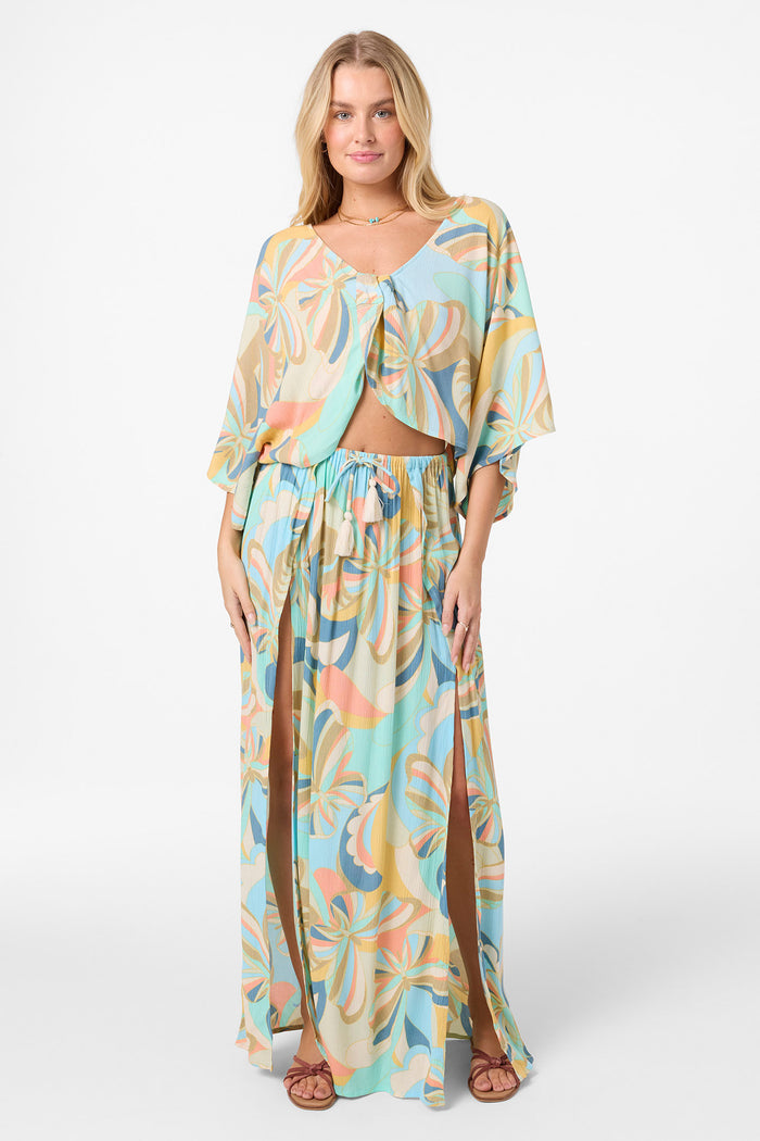 Anna Printed Reversible Cover-Up Top -  | O'Neill