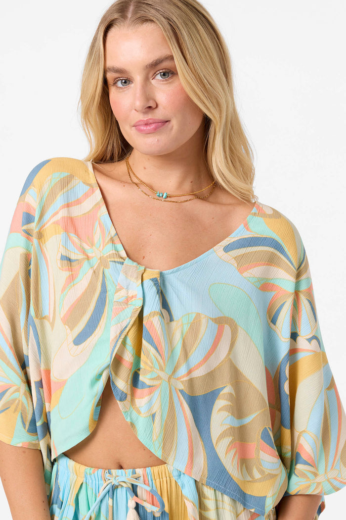 Anna Printed Reversible Cover-Up Top -  | O'Neill
