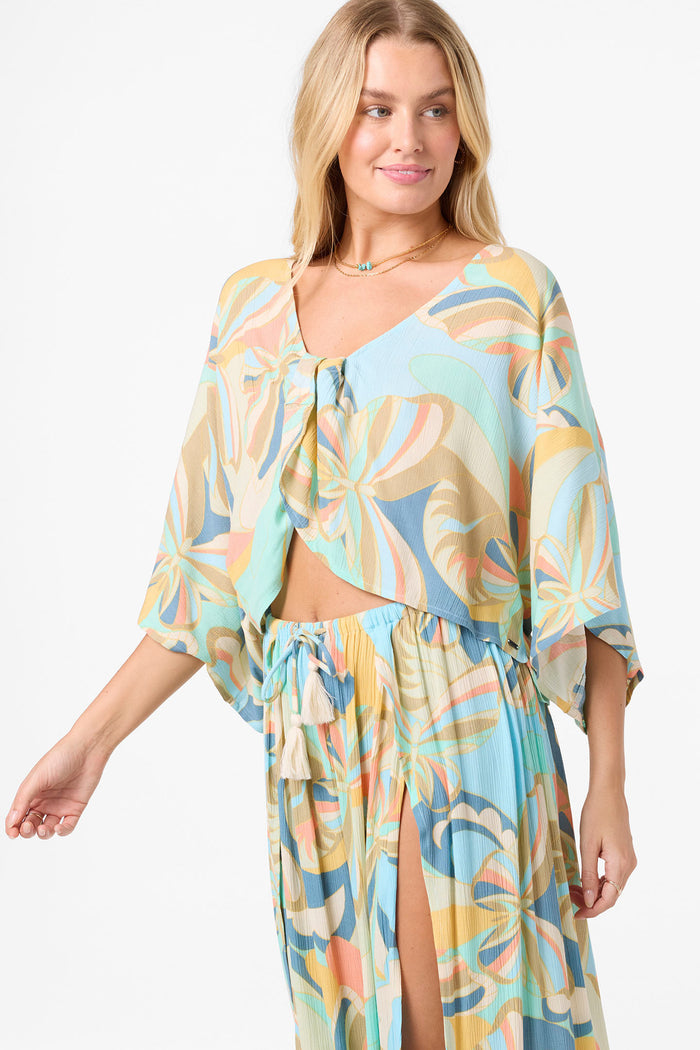 Anna Printed Reversible Cover-Up Top -  | O'Neill