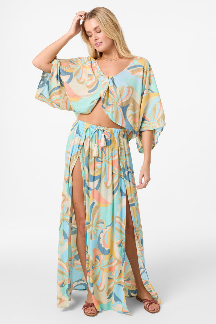 Anna Printed Reversible Cover-Up Top -  | O'Neill