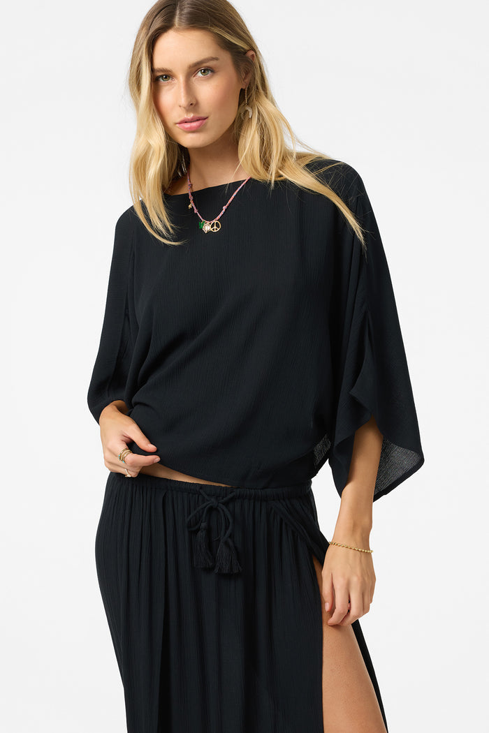 Anna Reversible Cover-Up Top - Black | O'Neill