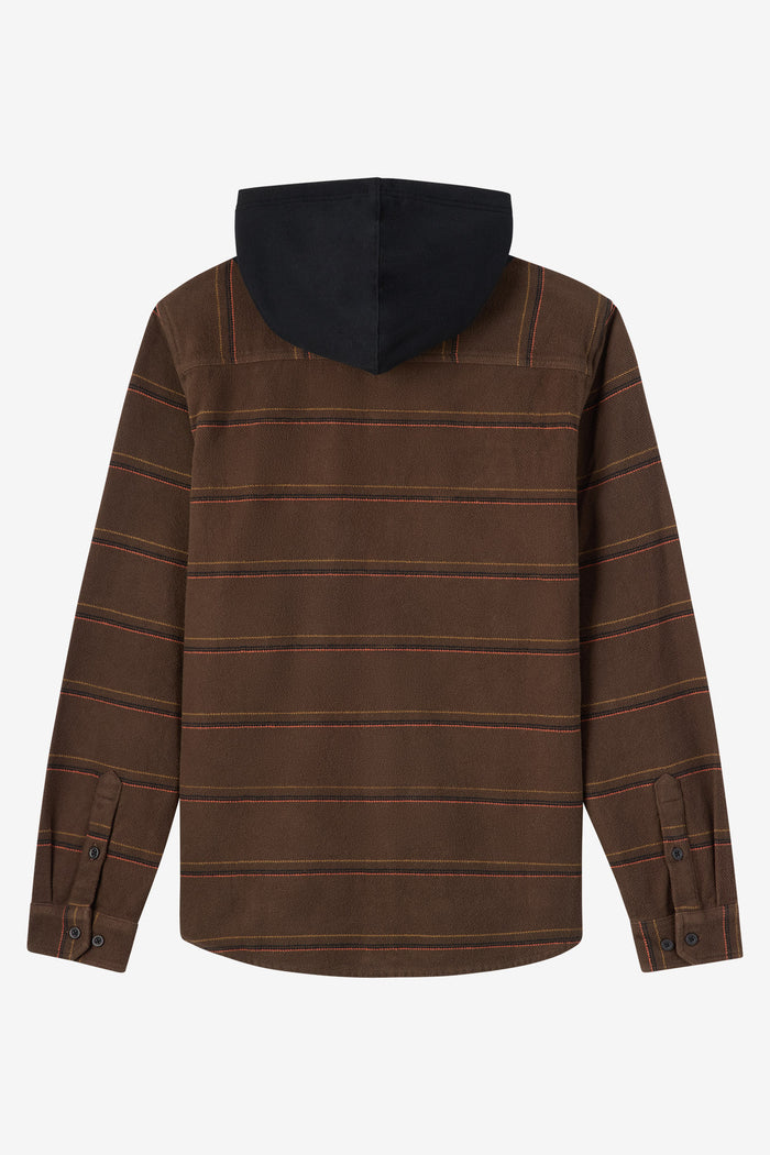 Archer Hooded Flannel Standard Fit Long Sleeve Shirt -  | O'Neill