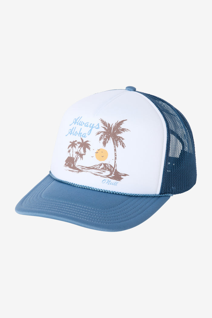 Arlie Hi Trucker Hat - Faded Denim | O'Neill