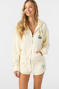 Atwood Palma Zip Hoody Zip Fleece - Winter White | O'Neill