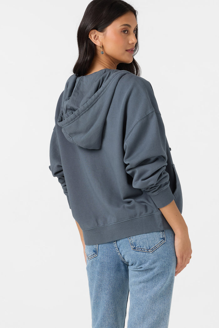 Atwood Zip Hoody Zip Fleece - Washed Slate | O'Neill