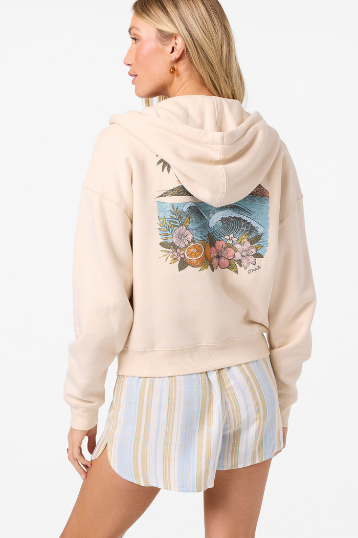 Atwood Zip Hoody Zip Fleece - Tapioca | O'Neill