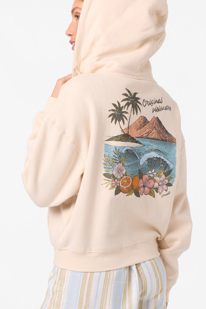 Atwood Zip Hoody Zip Fleece - Tapioca | O'Neill