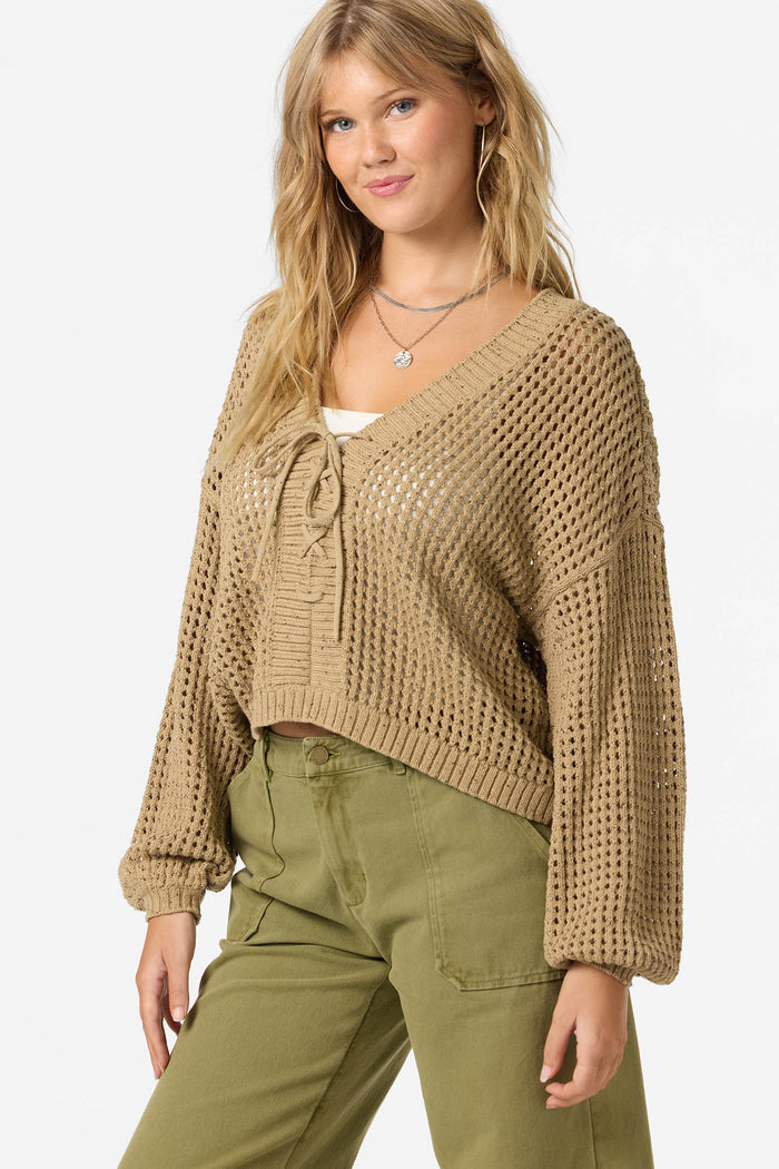 Aydin Long Sleeve Sweater - Warm Sand | O'Neill