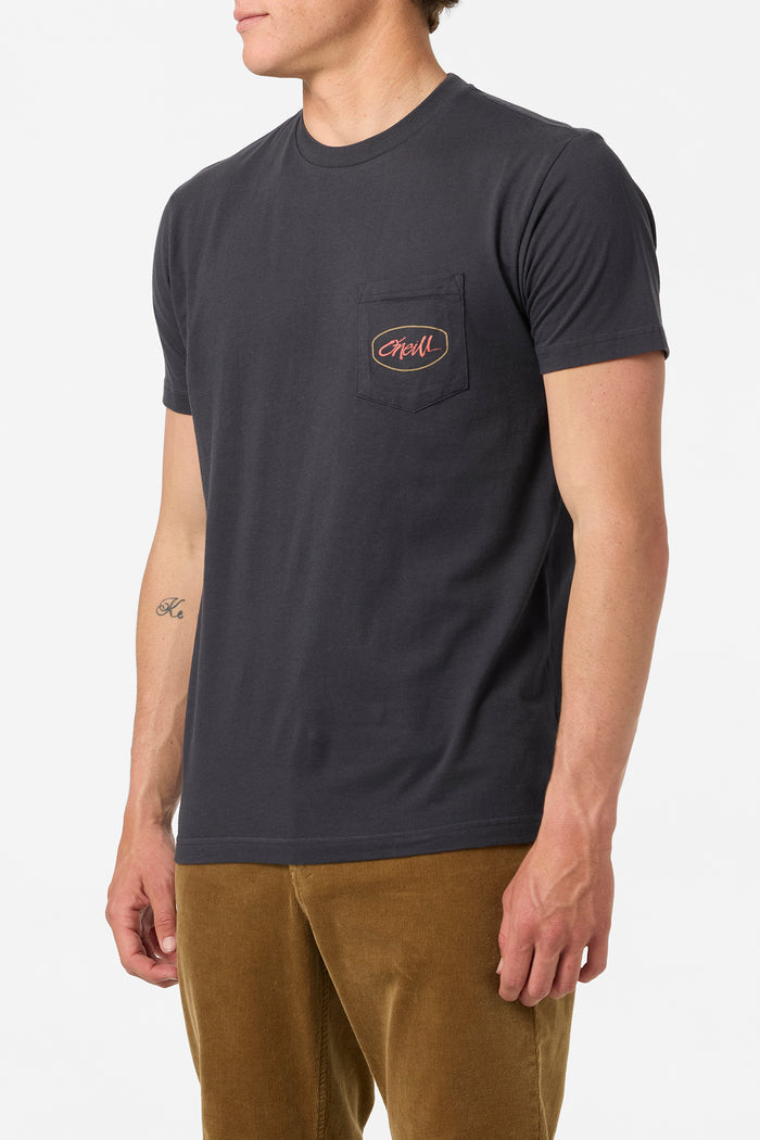 Badge Standard Fit Tee - Phantom | O'Neill