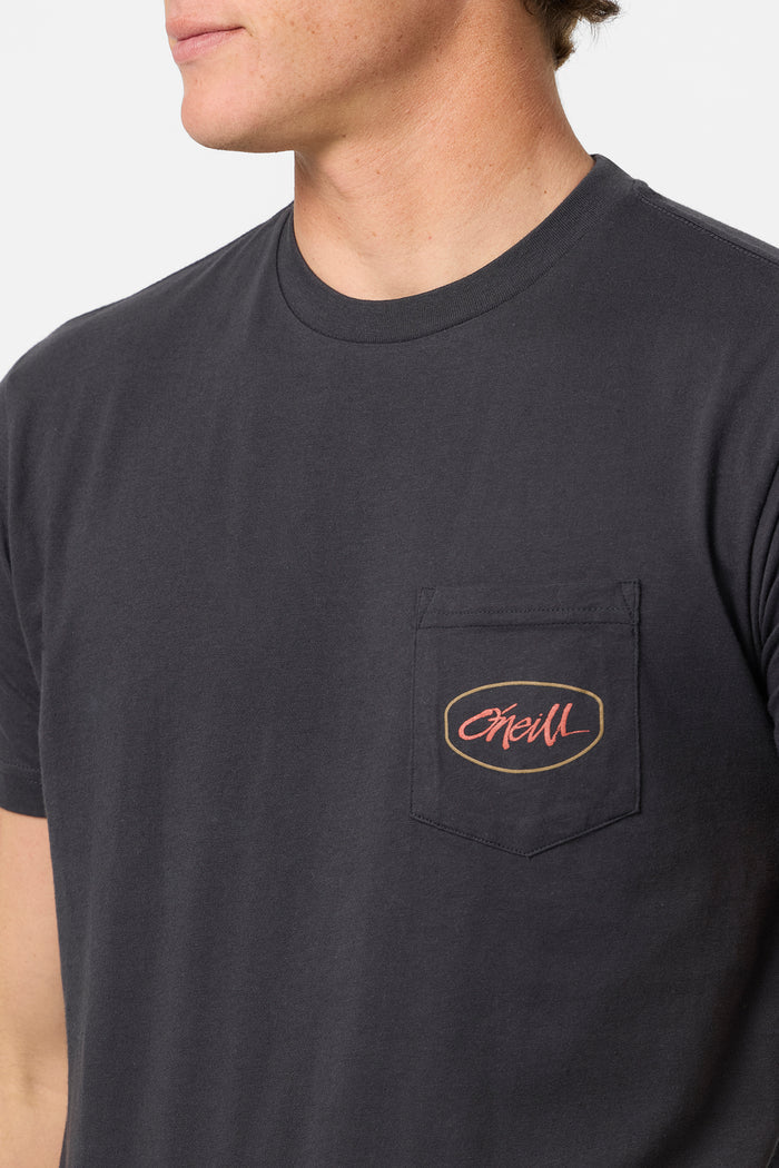 Badge Standard Fit Tee - Phantom | O'Neill