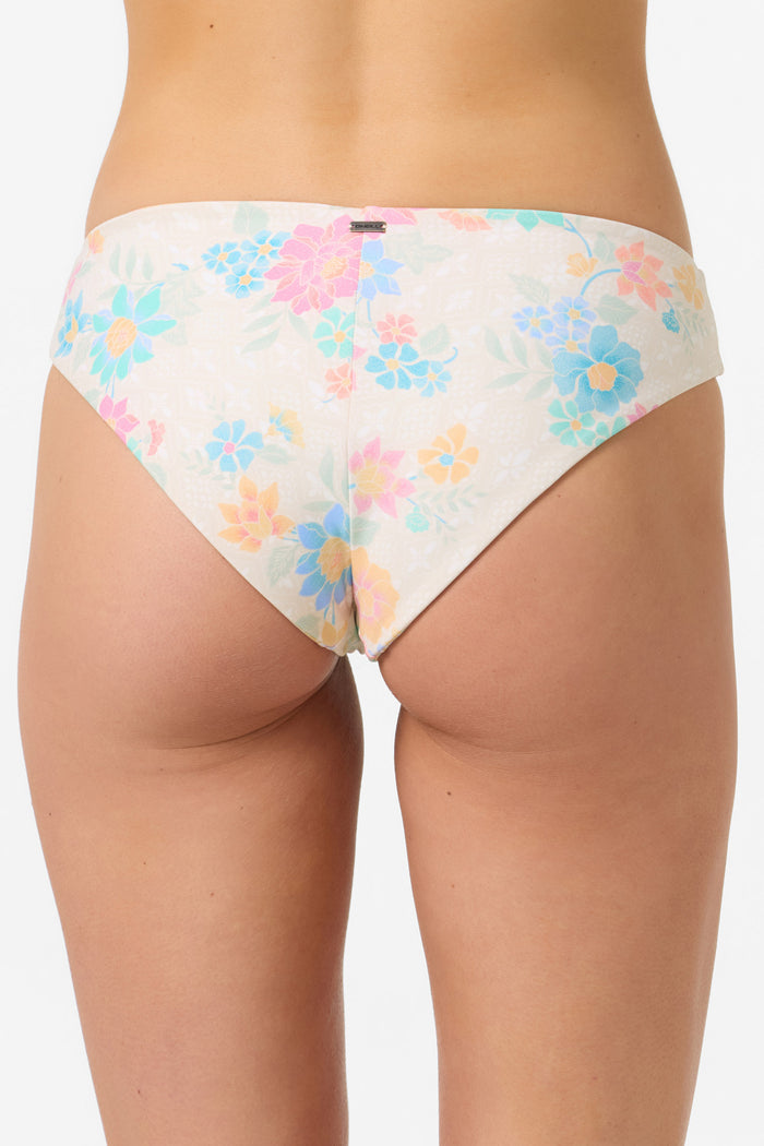Bali Floral Comber Mid Rise Revo Medium Bottoms - Tapioca | O'Neill