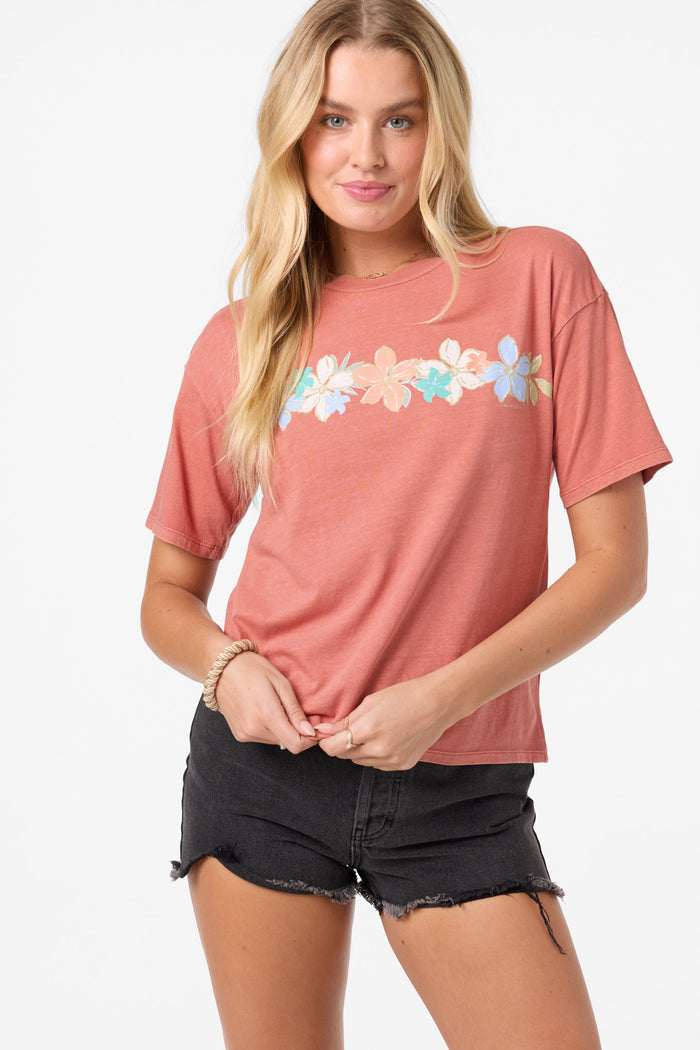 Band Of Flowers Easy Tee - Canyon Rose | O'Neill