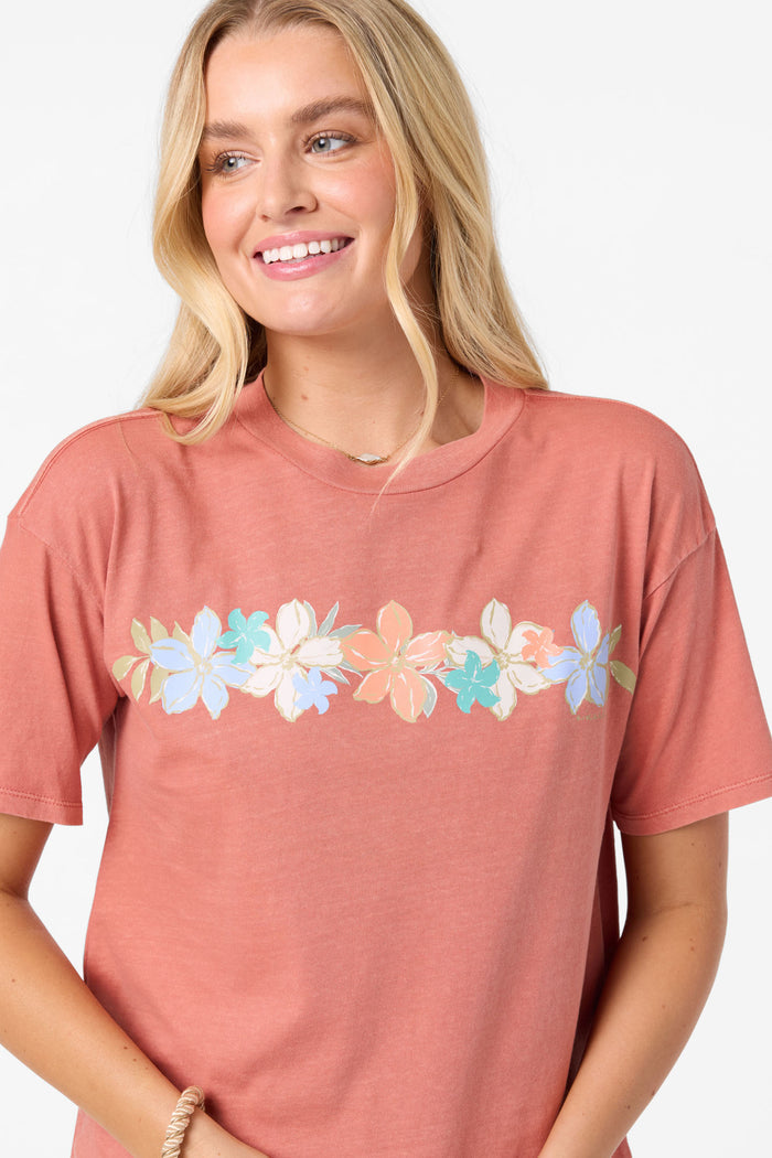 Band Of Flowers Easy Tee - Canyon Rose | O'Neill