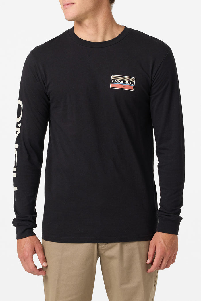 Banner Standard Fit Long Sleeve Tee - Black | O'Neill