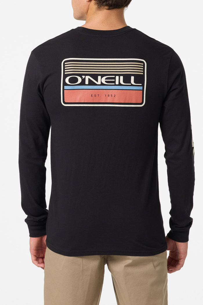 Banner Standard Fit Long Sleeve Tee - Black | O'Neill