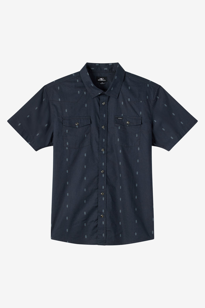 Bar Dog Snap Standard Fit Shirt - Phantom | O'Neill
