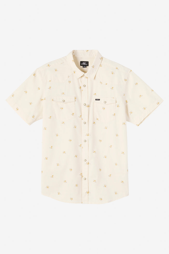 Bar Dog Snap Standard Fit Shirt - Cream | O'Neill