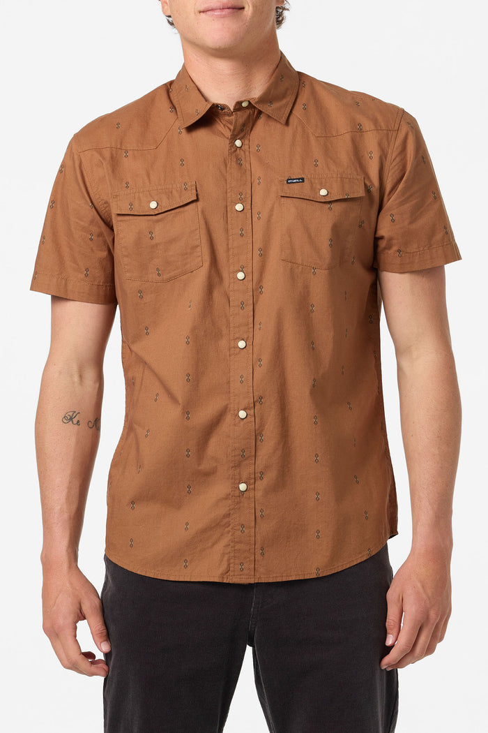 Bar Dog Snap Standard Fit Shirt - Dachshund | O'Neill