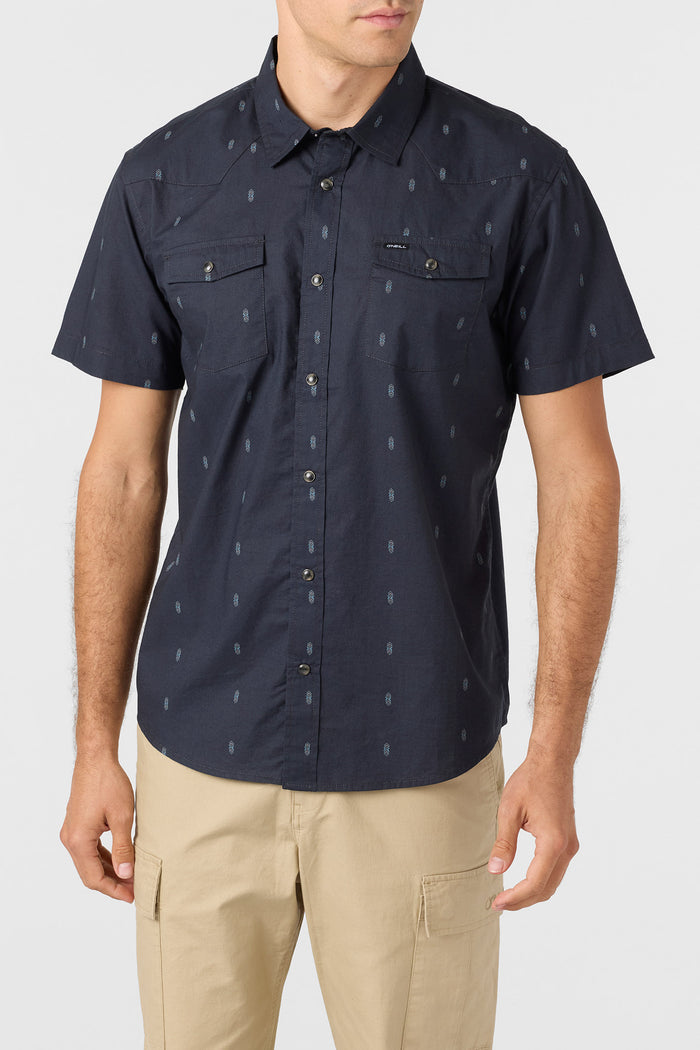 Bar Dog Snap Standard Fit Shirt - Phantom | O'Neill