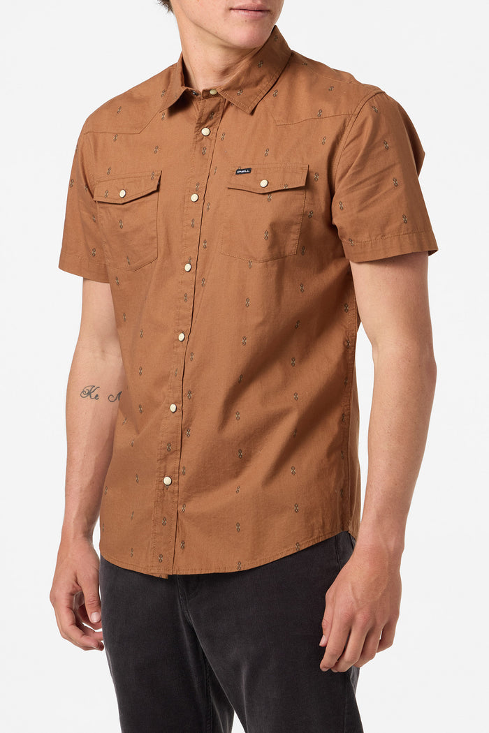Bar Dog Snap Standard Fit Shirt - Dachshund | O'Neill