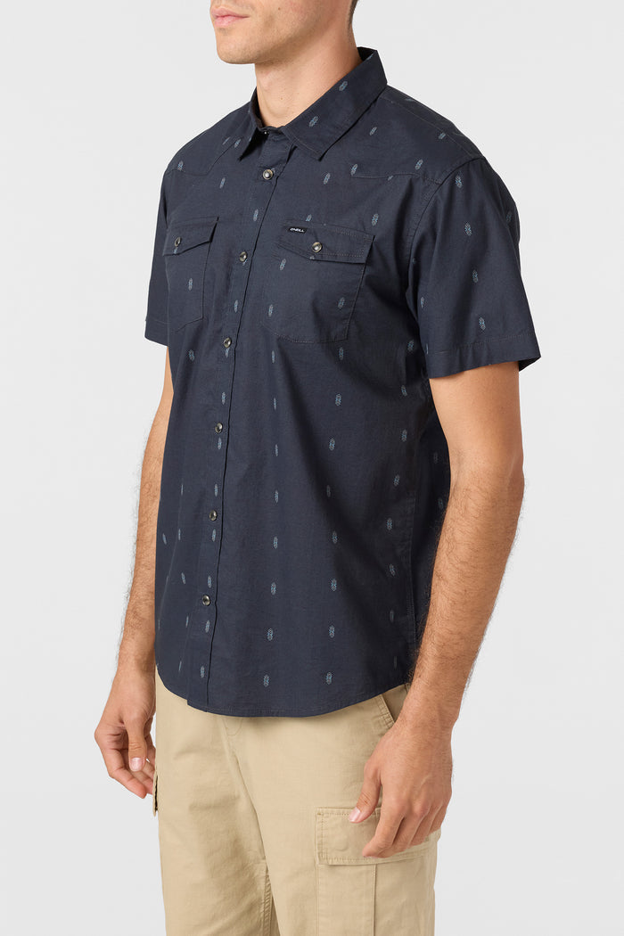 Bar Dog Snap Standard Fit Shirt - Phantom | O'Neill