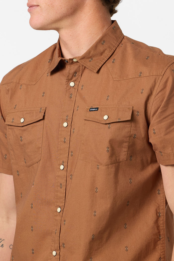 Bar Dog Snap Standard Fit Shirt - Dachshund | O'Neill