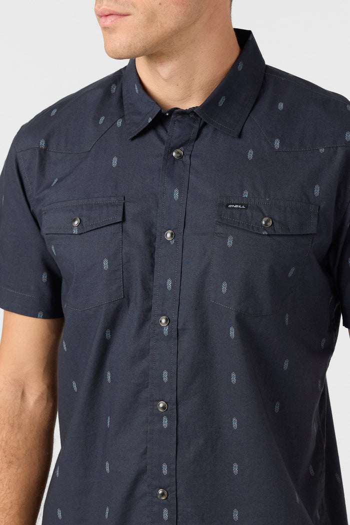 Bar Dog Snap Standard Fit Shirt - Phantom | O'Neill