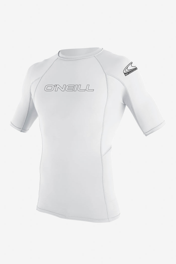 Basic Skins 50+ S/S Rash Guard - White | O'Neill