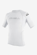 Basic Skins 50+ S/S Rash Guard - White | O'Neill