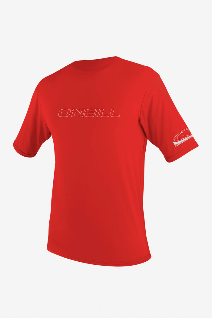 Basic Skins 50+ S/S Sun Shirt - Red | O'Neill