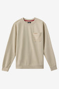 Bavaro Blocked Crew Neck Fleece - Lt Khaki | O'Neill