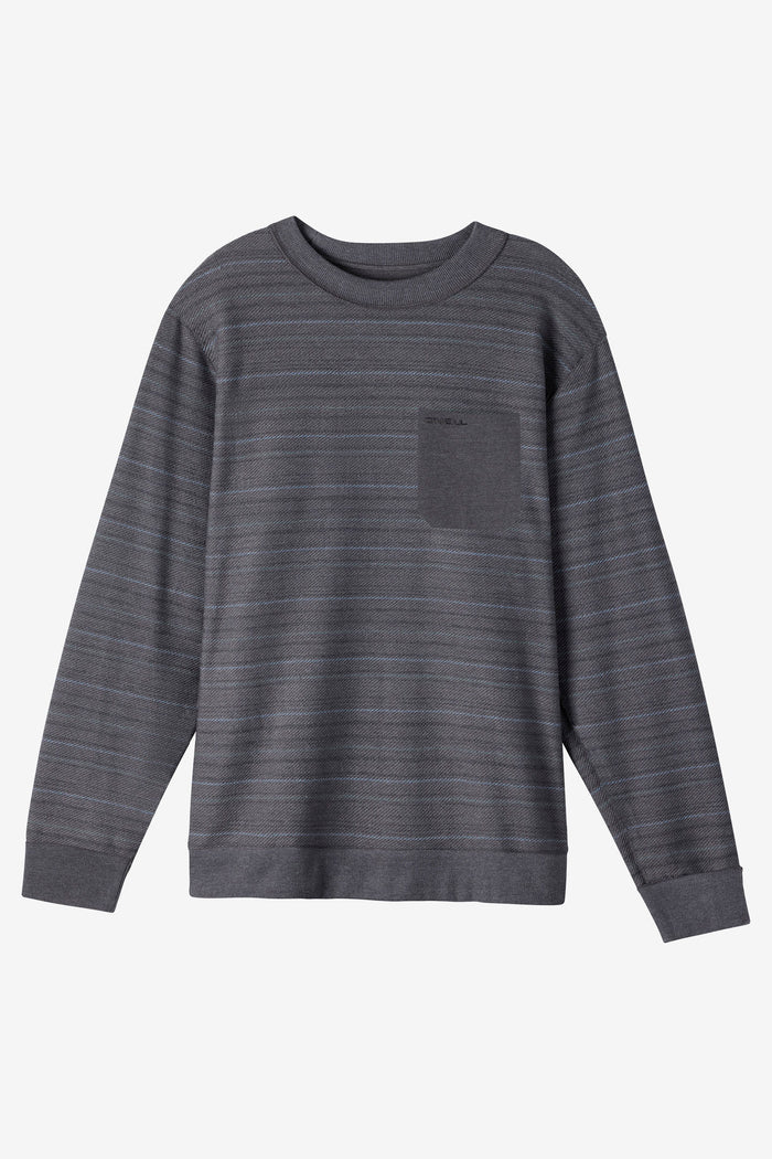 Bavaro Blocked Crew Neck Fleece - Graphite | O'Neill