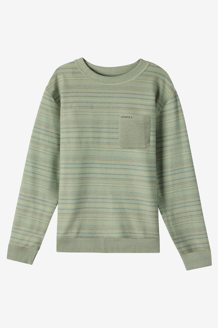 Bavaro Blocked Crew Neck Fleece - Sage | O'Neill