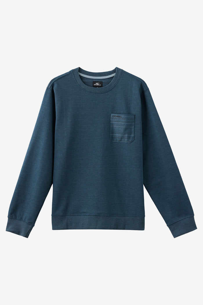Bavaro Blocked Crew Neck Fleece - Midnight Navy | O'Neill