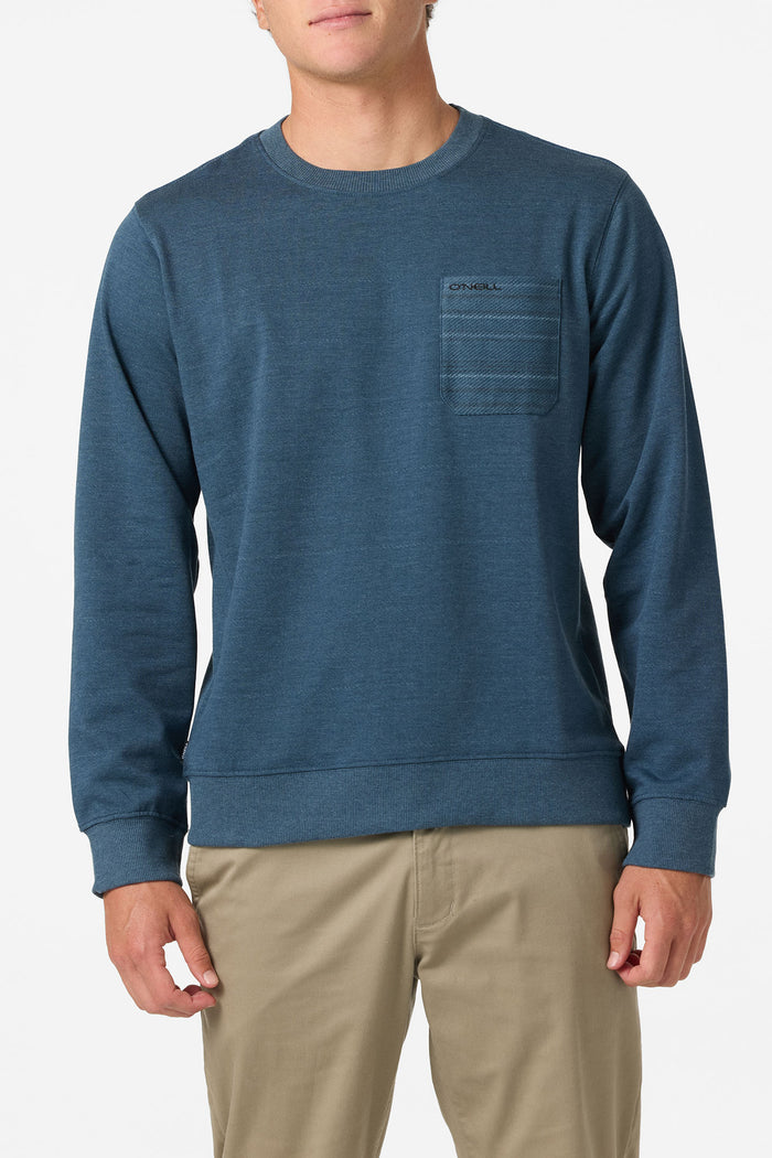Bavaro Blocked Crew Neck Fleece - Midnight Navy | O'Neill