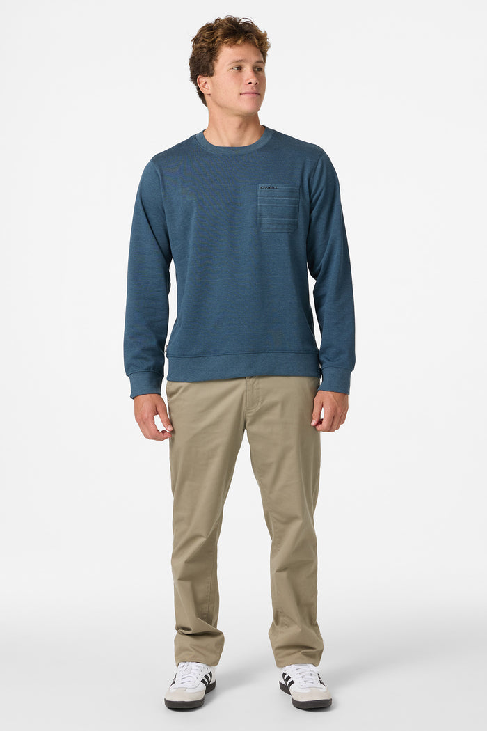 Bavaro Blocked Crew Neck Fleece - Midnight Navy | O'Neill