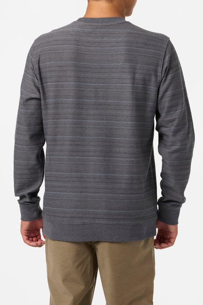 Bavaro Blocked Crew Neck Fleece - Graphite | O'Neill
